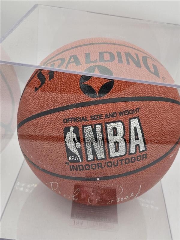 Bob Cousy Autographed NBA Basketball - JSA COA