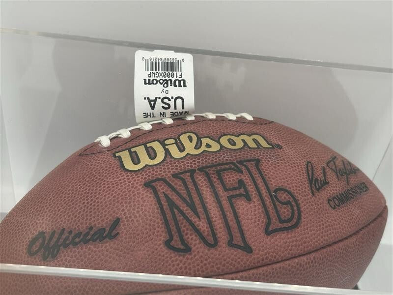 Corey Schlesinger Signed and Inscribed Football - Detroit Lions - COA