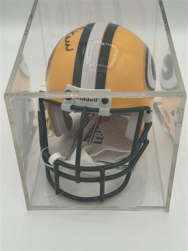 Bart Starr AUTOGRAPHED Riddell Speed Mini Helmet, Green Bay Packers w/COA