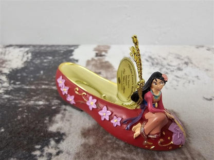 Disney Bradford Exchange Aurora & Mulan Collector’s Christmas Ornaments