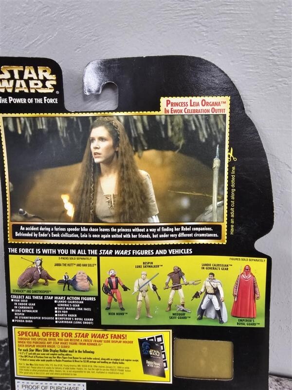 1997 Kenner Star Wars Princess Leia Organa In Ewok Celebration Outfit