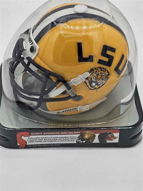 LSU Tigers NCAA Schutt Mini Helmet!