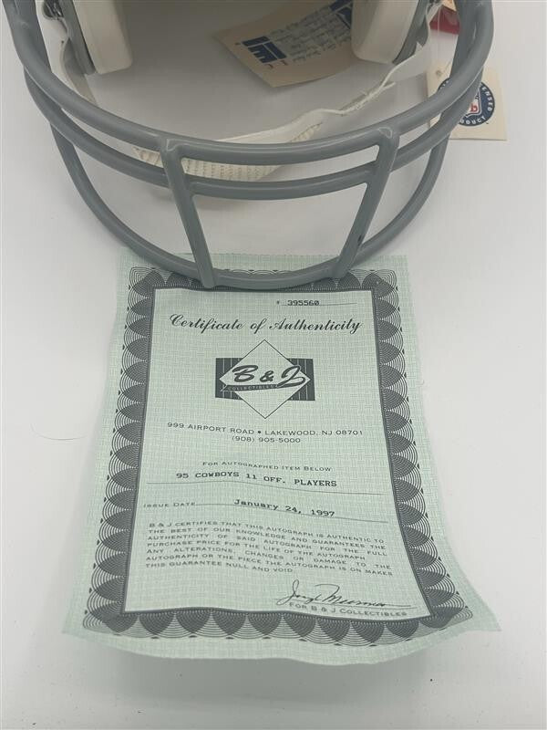 DALLASCOWBOYS SUPER BOWL XXX CHAMPS TEAM SIGNED FULL SIZE AUTHENTIC HELMET w/COA