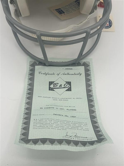 DALLASCOWBOYS SUPER BOWL XXX CHAMPS TEAM SIGNED FULL SIZE AUTHENTIC HELMET w/COA