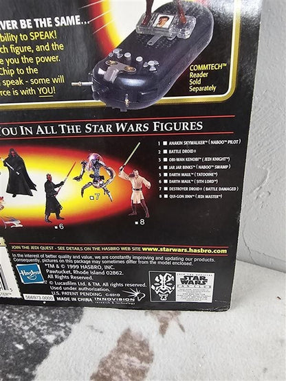 1999 Star Wars Episode 1 Qui-Gon Jinn (Jedi Duel) with Lightsaber Action Figure