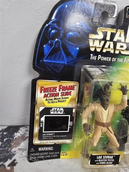 1997 Hasbro Star Wars Power of the Force Freeze Frame Lak Sivrak Action Figure