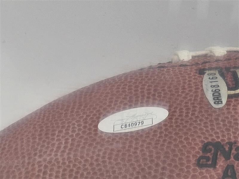 JOE MONTANA SIGNED OFFICIAL WILSON “The DUKE” NFL FOOTBALL - JSA - CB40979