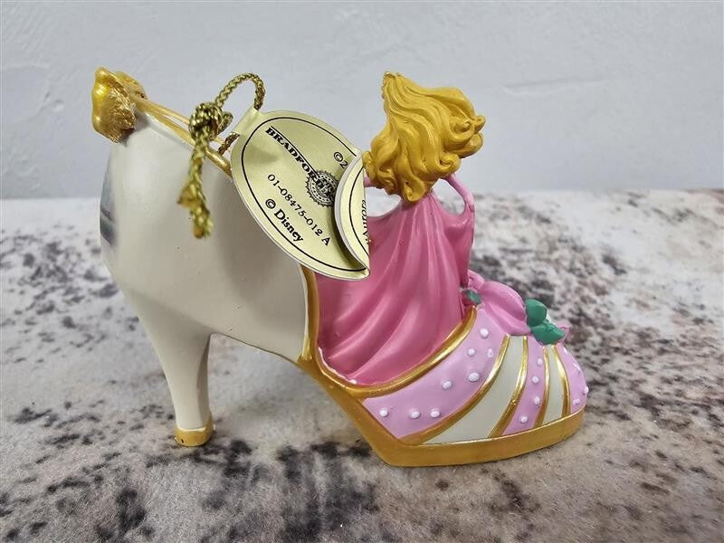 Disney Bradford Exchange Aurora & Mulan Collector’s Christmas Ornaments