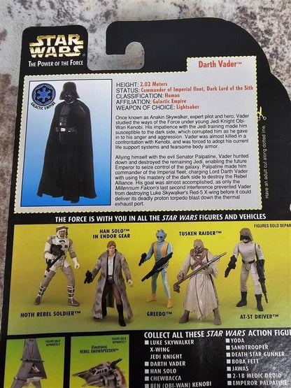 ACTION FIGURE: Star Wars POTF 1997 Collection 3 Darth Vader (Lightsaber)