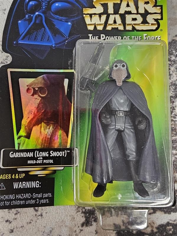 1997 Kenner Garindan Long Snoot With Hold-Out Pistol Action Figure