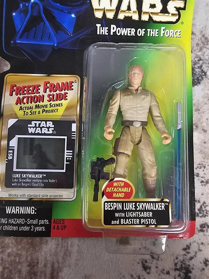 1997 Star Wars Power Of The Force Bespin Luke Skywalker Freeze Frame Figure