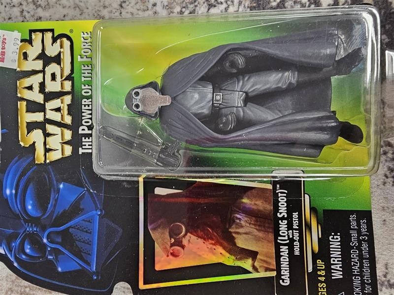 1997 Kenner Garindan Long Snoot With Hold-Out Pistol Action Figure