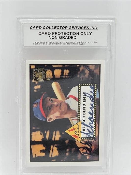 1952 Topps - Red Schoendienst in hard plastic case