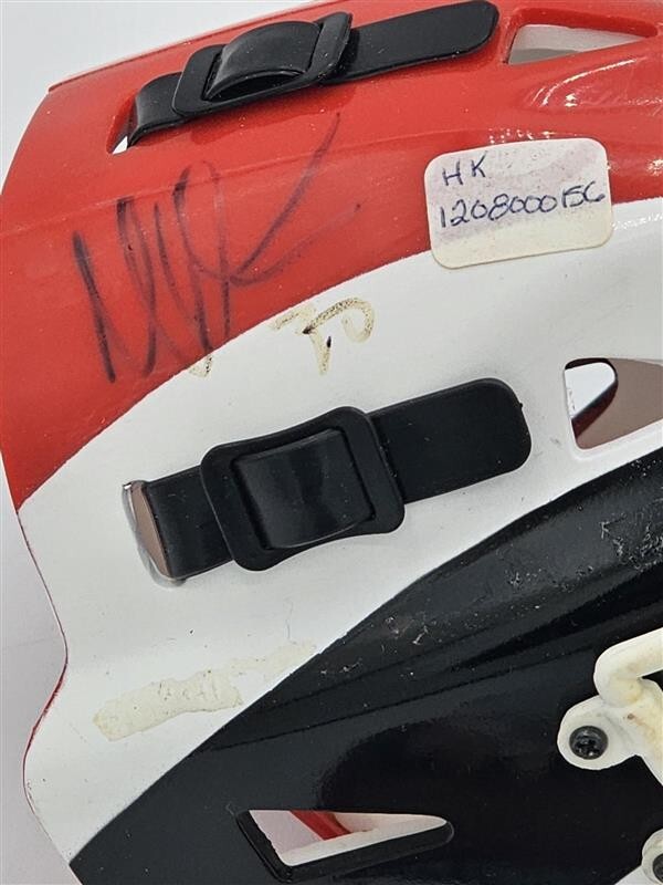 Martin Brodeur autographed RIDDELL mini goalie helmet JSA COA