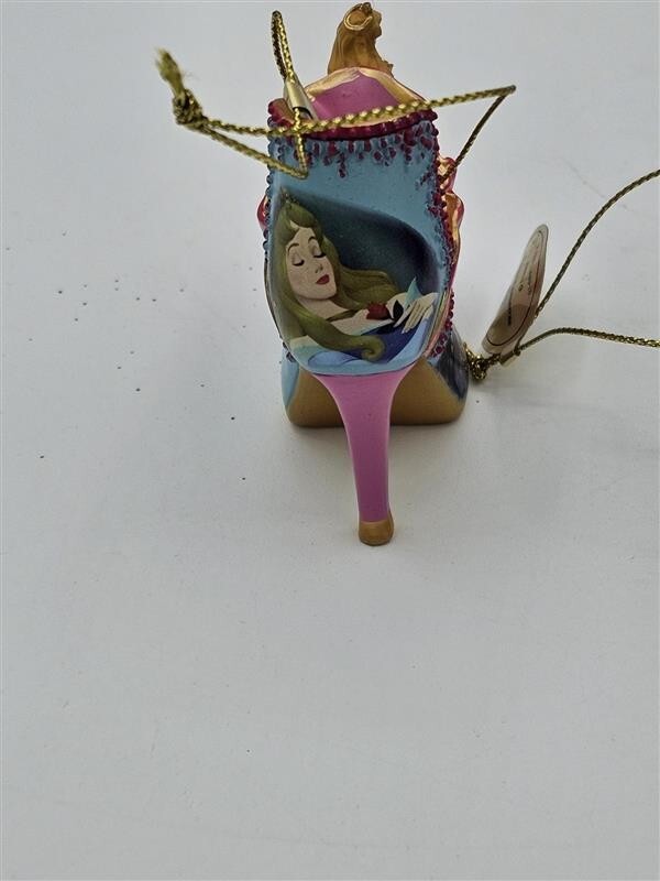 Bradford Exchange Disney Once upon A Slipper Ornaments Aurora and Belle