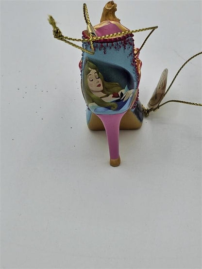 Bradford Exchange Disney Once upon A Slipper Ornaments Aurora and Belle