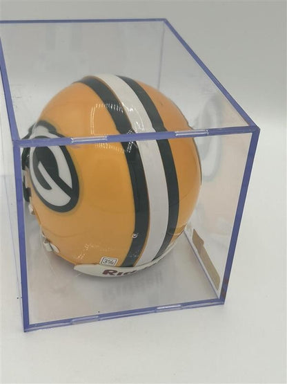 Green Bay Packers Mini Helmet faded Fred Stickland signature