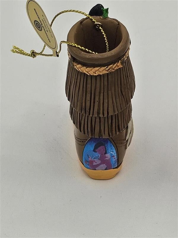 Disney Once Upon A Slipper Collection Rapunzel and Pocahontas by Bradford