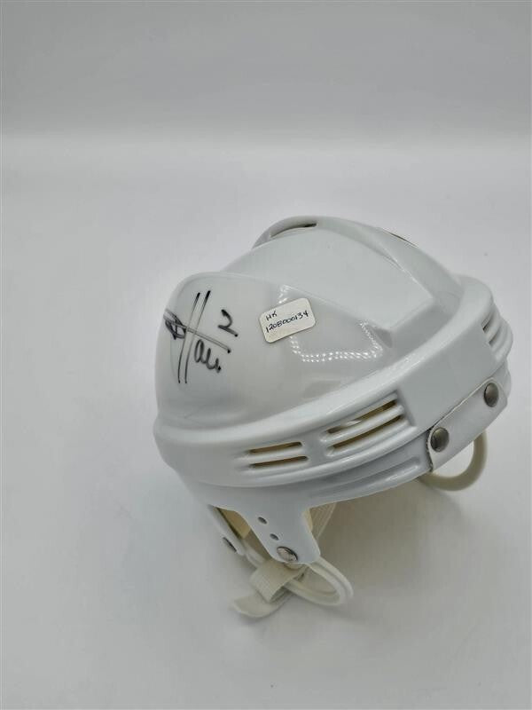 Derian Hatcher Signed Dallas Stars mini helmet NO COA