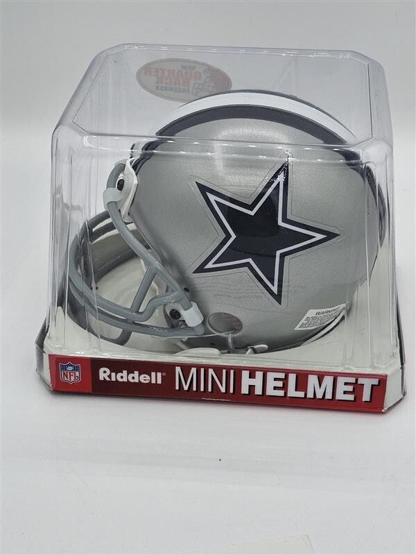 Drew Henson Dallas Cowboys Signed Mini Helmet