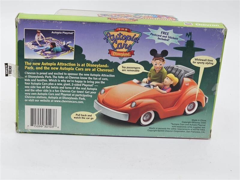 Disneyland Chevron Collectible Car:  The Autopia Cars, Suzy Orange