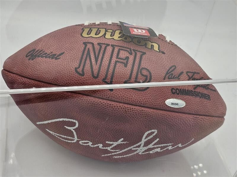 Bart Starr Autographed Football - Tristar - 3004945