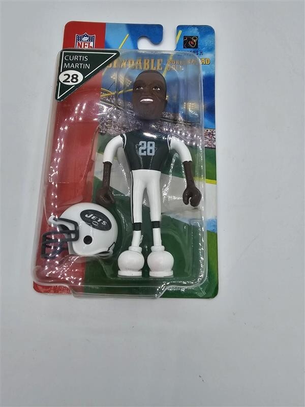 Bendable Bobblehead Curtis Martin #28 New York Jets Players Inc Collectors Item