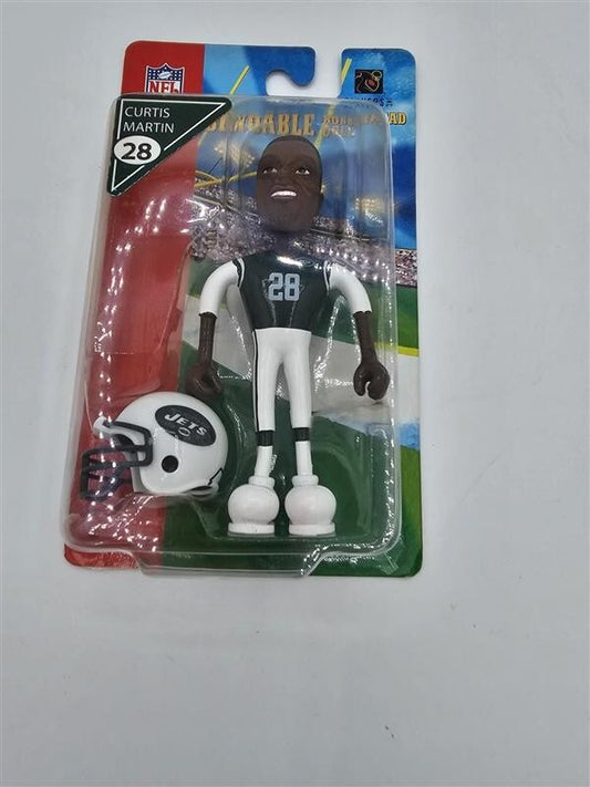 Bendable Bobblehead Curtis Martin #28 New York Jets Players Inc Collectors Item
