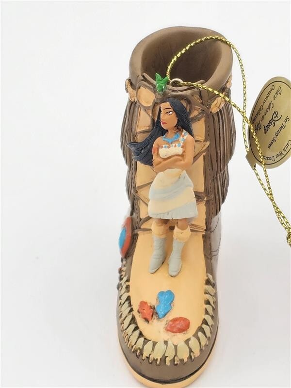 Disney Once Upon A Slipper Collection Rapunzel and Pocahontas by Bradford