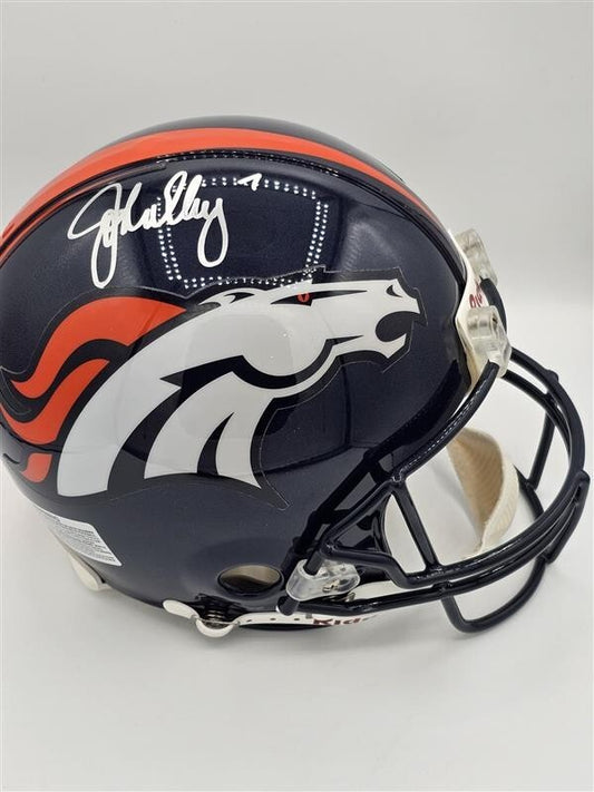John Elway Denver Broncos Autographed Signed Authentic Helmet