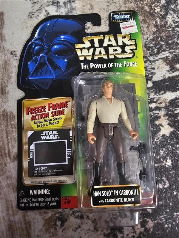 1997 STAR WARS  THE POWER OF THE FORCE HAN SOLO IN CARBONITE