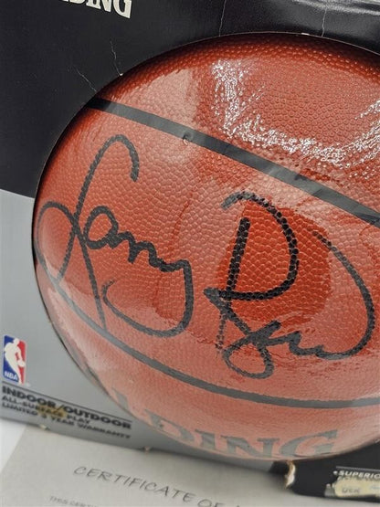 Boston Celtics Larry Bird Signed Basketball Spalding