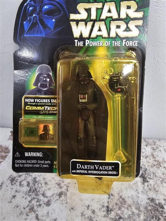 1999 Darth Vader with Imperial Interrogation Droid -Star Wars Power of the Force