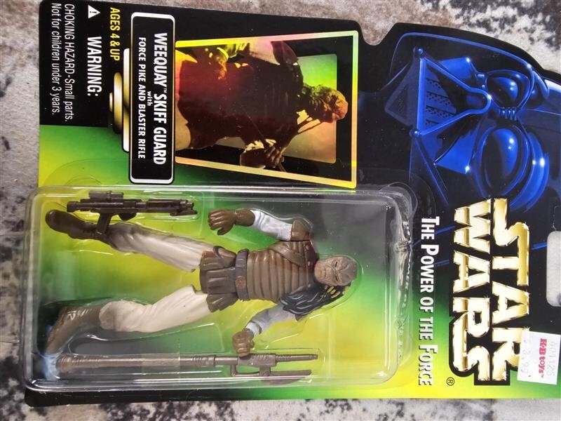1996 Hasbro Kenner Star Wars The Power Of The Force Weequay Skiff Guard