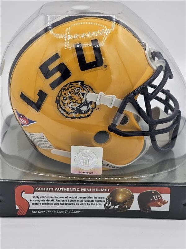 LSU Tigers NCAA Schutt Mini Helmet!