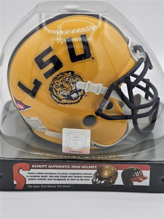 LSU Tigers NCAA Schutt Mini Helmet!